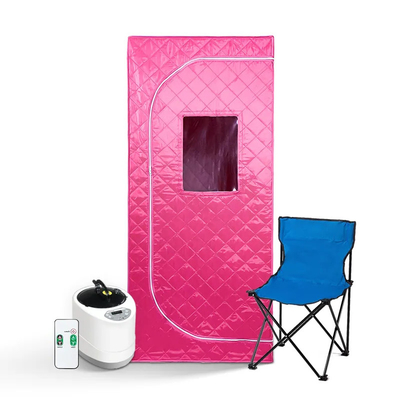 Colorful Portable Steam Sauna Control 0-99 Minutes Waterproof Cloth Increased Blood Circulation