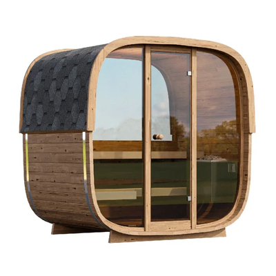 Luxury Touch Screen Steam Sauna Room With LED Lights Ozone Generator And 0-99 MIN Timer