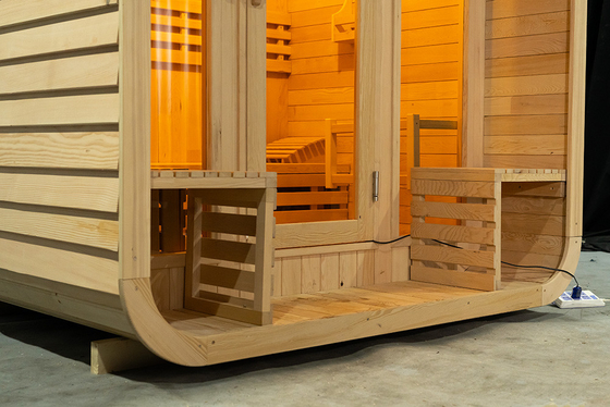 220V Voltage Sauna Steam Ozone Steam Sauna With Ozone Generator Hemlock Red Cedar 0-99 MIN Timer