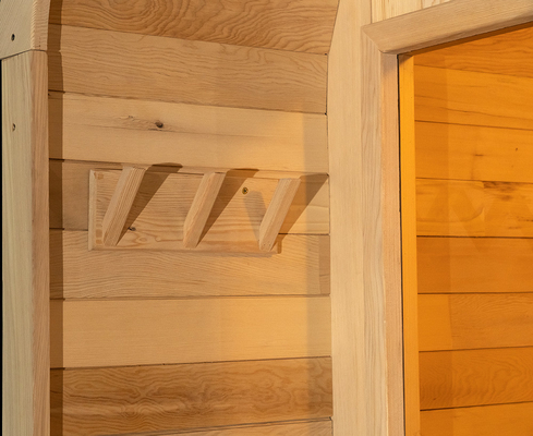 Luxury Touch Screen Steam Sauna Room With LED Lights Ozone Generator And 0-99 MIN Timer