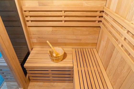 Luxury Touch Screen Steam Sauna Room With LED Lights Ozone Generator And 0-99 MIN Timer