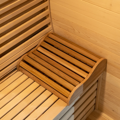 Modern 6KW Stove Heater Hemlock Red Cedar Steam Sauna Room With LED Light For Ultimate Relaxation