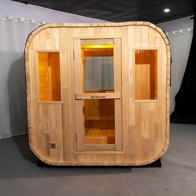 Adjustable Ventilation Hemlock Outdoor Dry Sauna With Bluetooth Music System