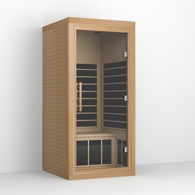 Modern Far Infrared 1 Person Traditional Sauna Weight Loss 1350W