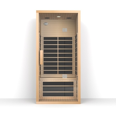 1350W Red Cedar Sauna Room Indoor Far Infrared Sauna For Single Person