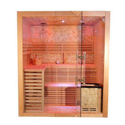 SASO certificated Two Person Steam Home Sauna Room 6KW With Electric Stove