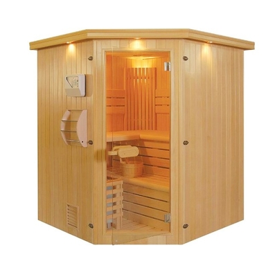 Odm FSC 4-6 Person Red Cedar Steam Sauna Room For Home