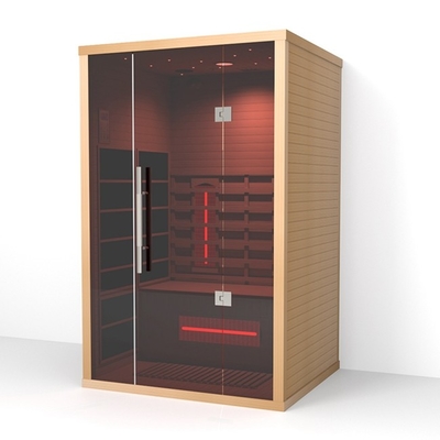 OEM Indoor Ozone 2 Person Infrared Sauna For Body Slimming