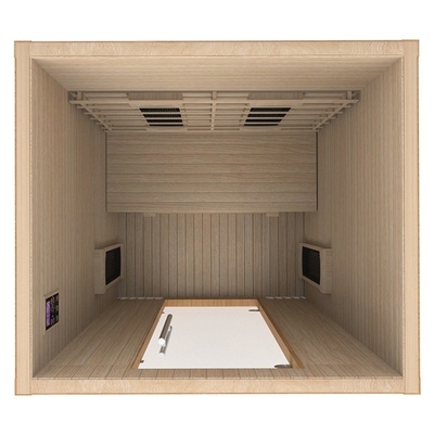 Red Cedar Wooden Pure Infrared Home Electric Sauna Room For Body Fitness