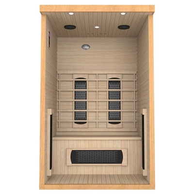 Red Cedar Wooden Pure Infrared Home Electric Sauna Room For Body Fitness