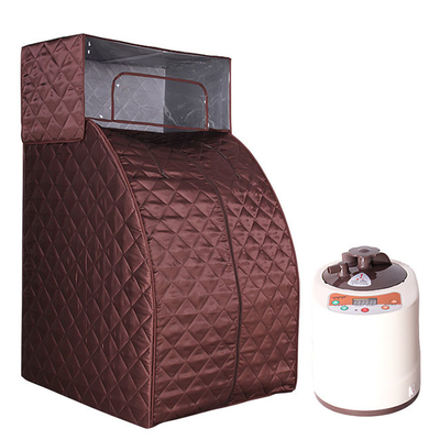 2L Small Portable Home Steam Sauna Set ROHS Certificate With Head Cover