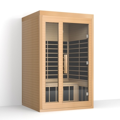 Hemlock 2 Person Infrared Sauna Cabin For Home Indoor