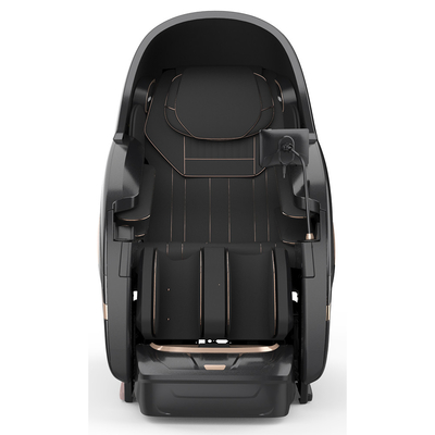 110V Shiatsu Leather Back Heated Electric Massage Chair With Shoulder Stretch