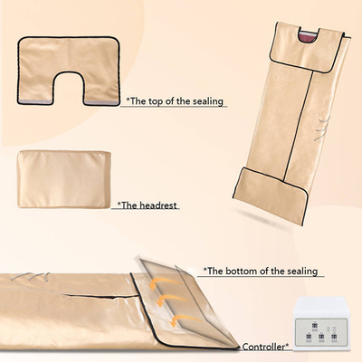 3 Zones Heating Infrared Sauna Blanket Weight Loss Body Sauna Bag