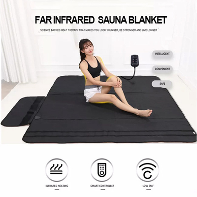 3 Zones Heating Infrared Sauna Blanket Weight Loss Body Sauna Bag