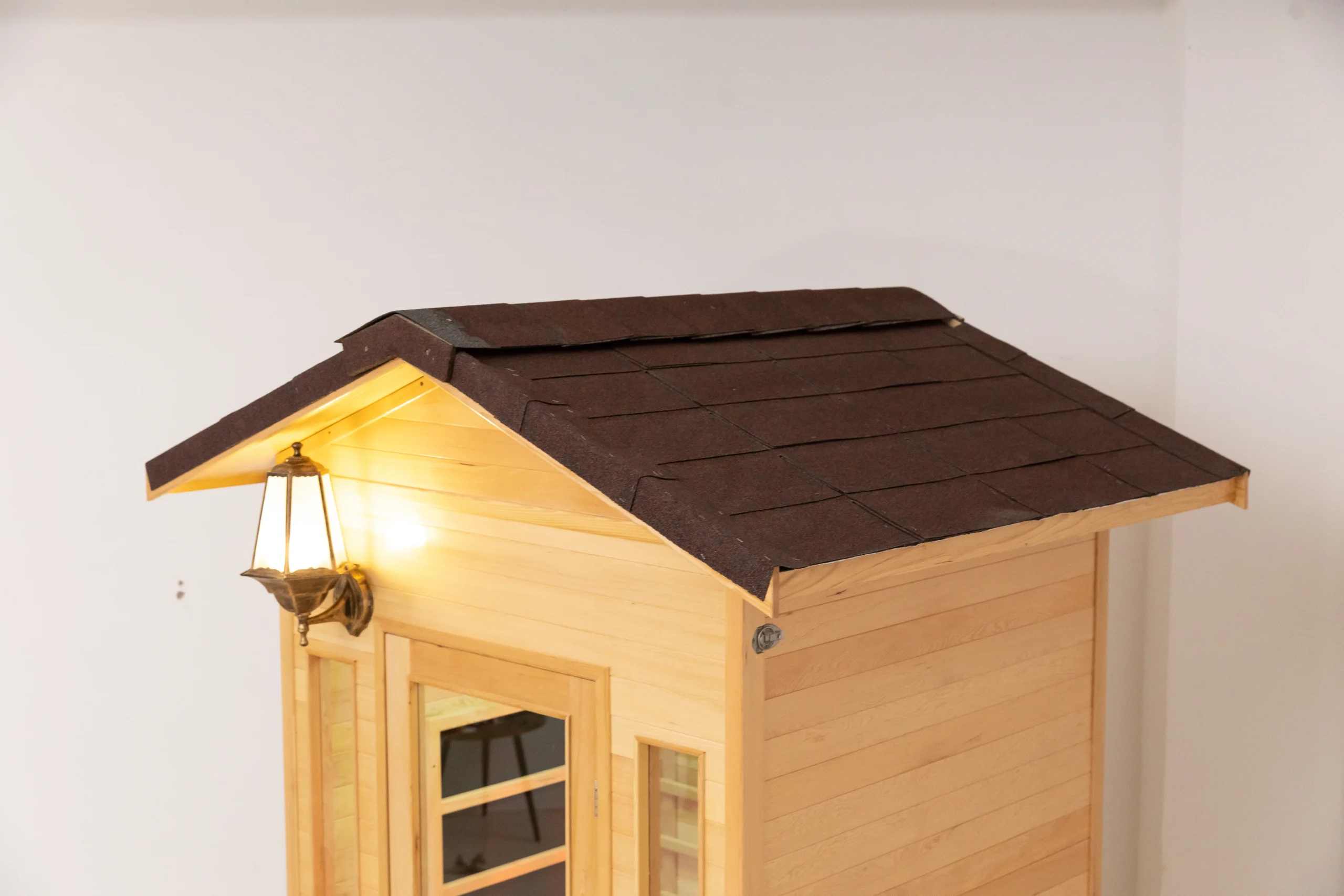 Nejlepší výrobci venkovních infračervených saun Redwood pro 2 osoby 002