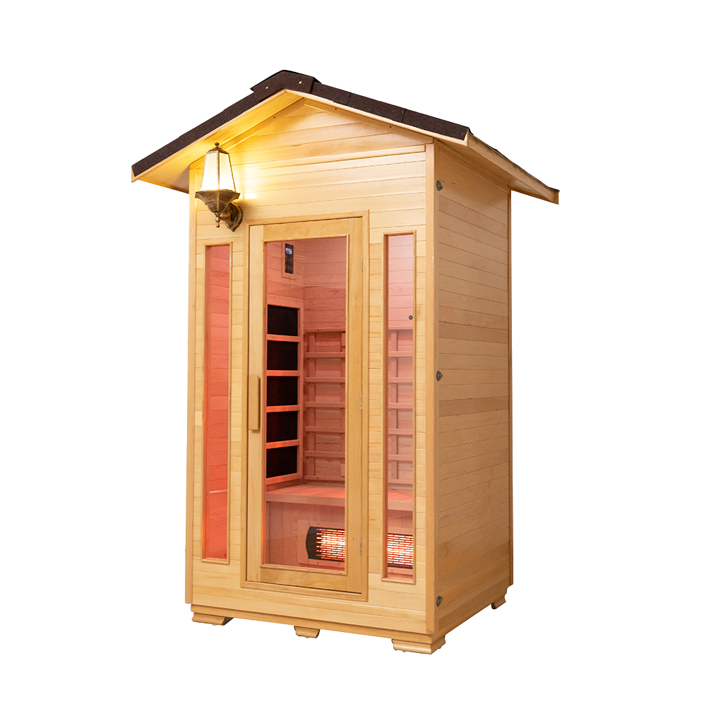 Nejlepší výrobci venkovních infračervených saun Redwood pro 2 osoby 12