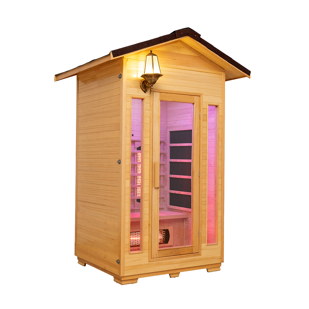 Nejlepší výrobci venkovních infračervených saun Redwood pro 2 osoby 13