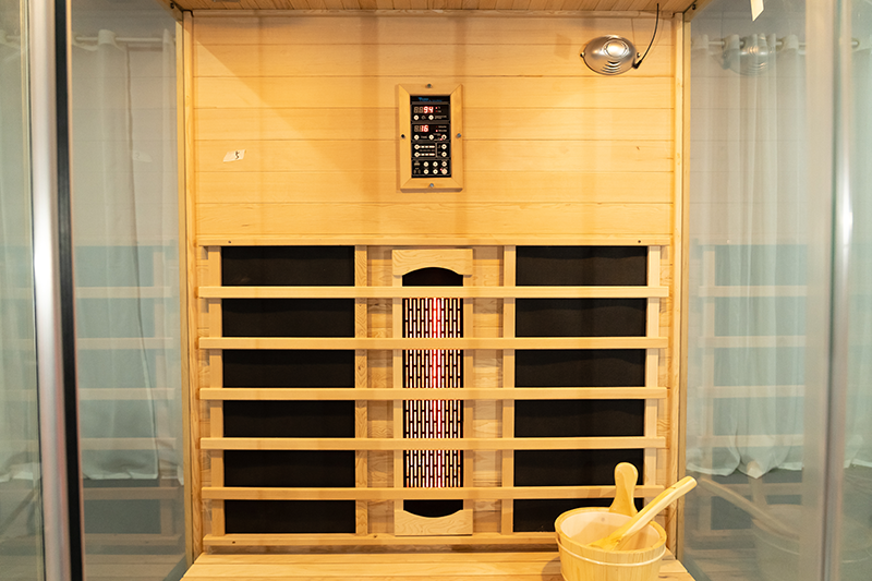 Custom Commercial 3-Person Far Infrared Steam Traditional Sauna Room 002