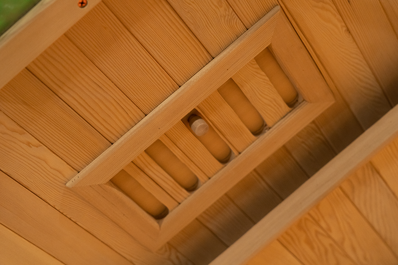 Custom Commercial 3-Person Far Infrared Steam Traditional Sauna Room 11
