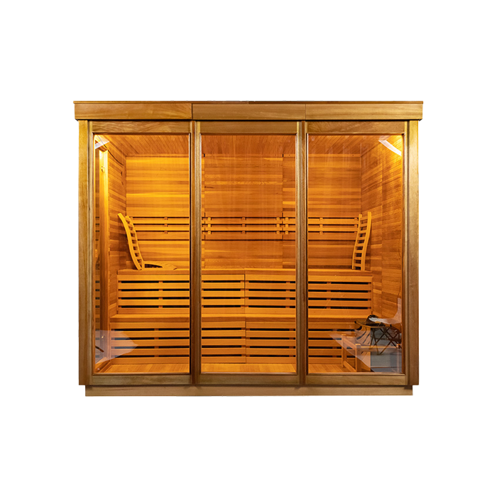 Zakázková velkoobchodní nabídka 6/8 venkovní suchá pára tradiční sauna 13