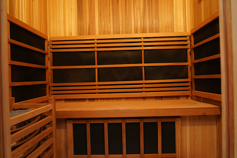 New Design 4 Person Hemlock Wood Outdoor Infrared Sauna 008