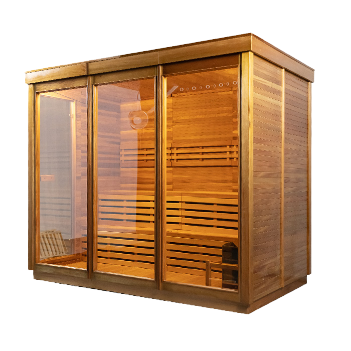 Fabricante de saunas de vapor tradicionales para 6-8 personas (ODM/OEM) 10