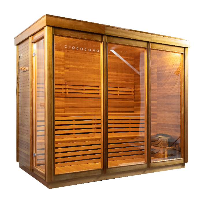 Fabricante de saunas de vapor tradicionales para 6-8 personas (ODM/OEM) 11