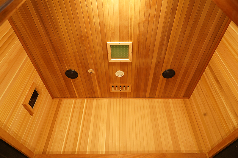 Wholesale Custom Outdoor Redwood Three Person Infrared Sauna 004