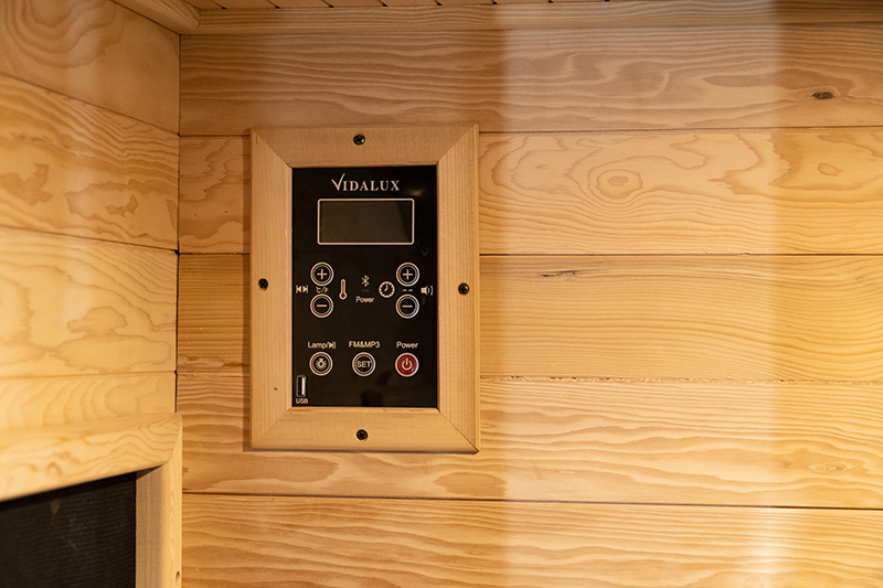 Großhandel für Infrarotsauna für zwei Personen aus Massivholz für den Innenbereich, 001