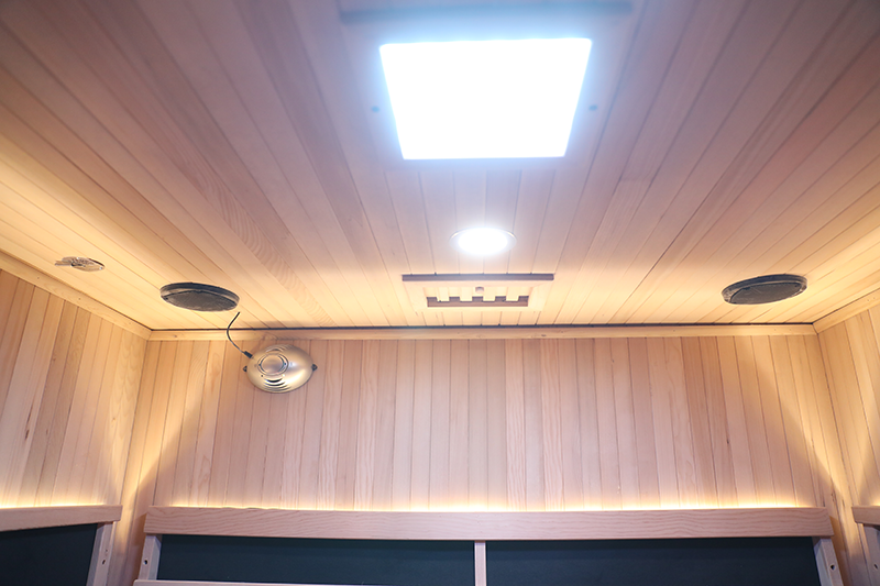 Wholesale Luxury Indoor 3 Person Far Infrared Sauna Room 002