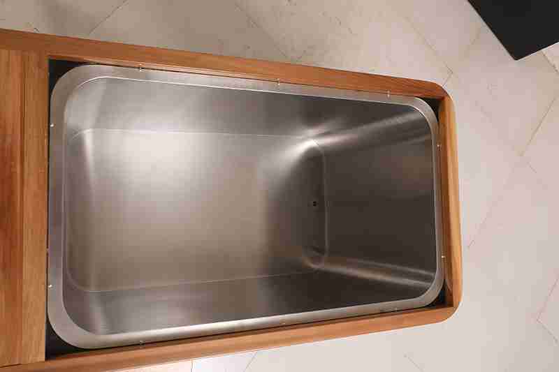 Wholesale Custom Wood Ice Bath With 1hp Chiller Manufacturer 007