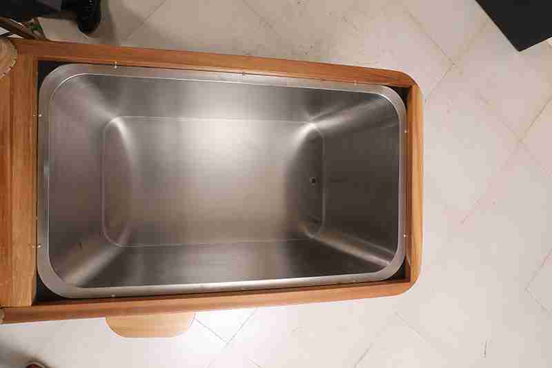 Wholesale Custom Wood Ice Bath With 1hp Chiller Manufacturer 008