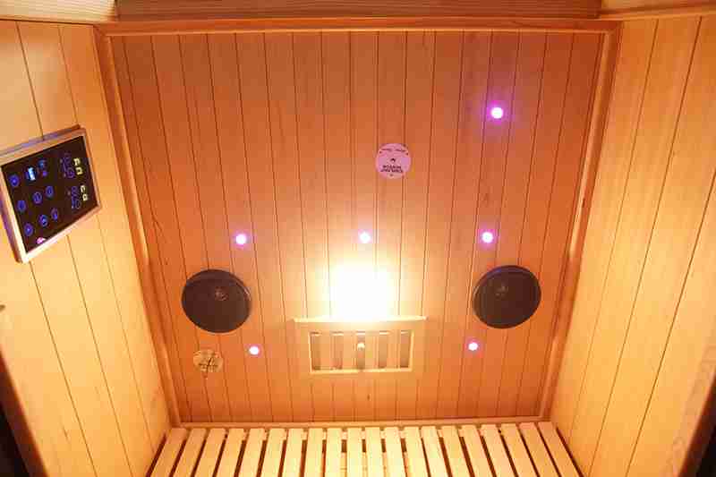 Wholesale Indoor 1 Person Infrared Carbon Plate Sauna Room Manufacturer 005