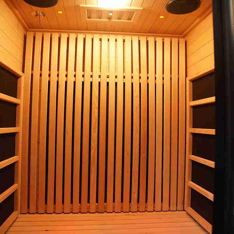 Wholesale Indoor 1 Person Infrared Carbon Plate Sauna Room Manufacturer 007