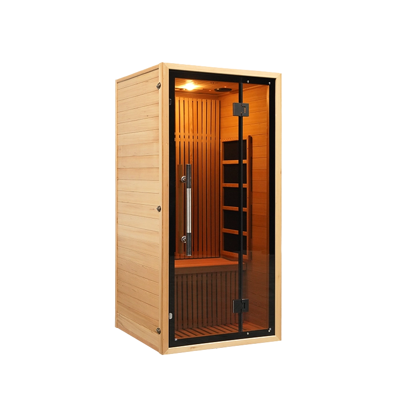 Wholesale Indoor 1 Person Infrared Carbon Plate Sauna Room Manufacturer 007