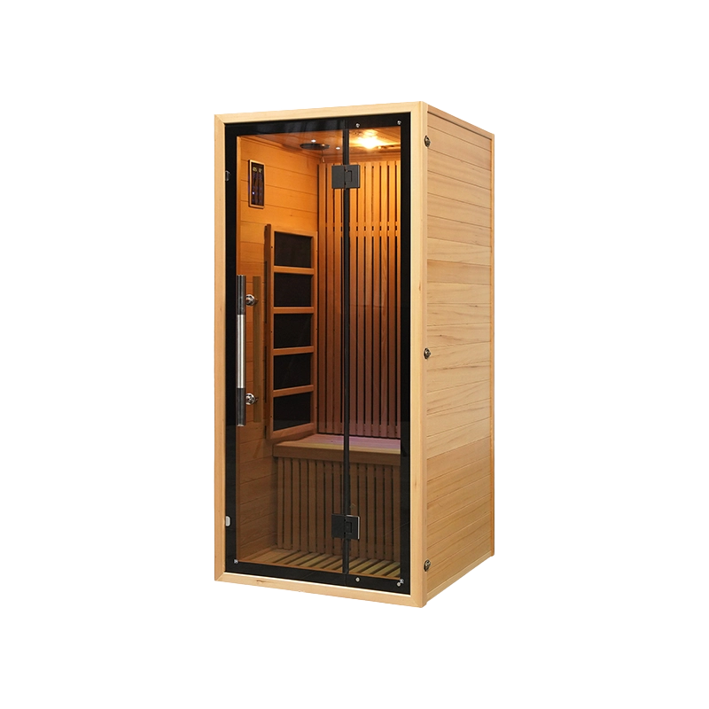Wholesale Indoor 1 Person Infrared Carbon Plate Sauna Room Manufacturer 008