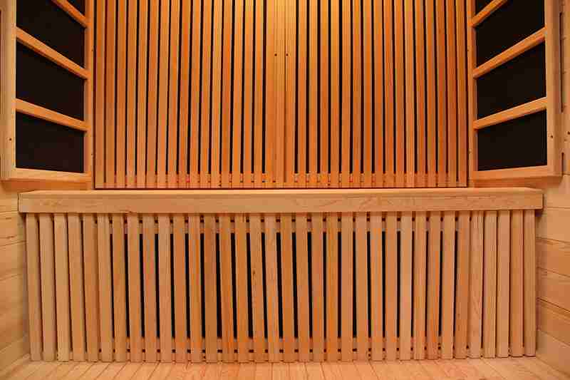 Custom 4-6 Person Size Far Infrared Hemlock Sauna Room With Carbon Pane Heating 004