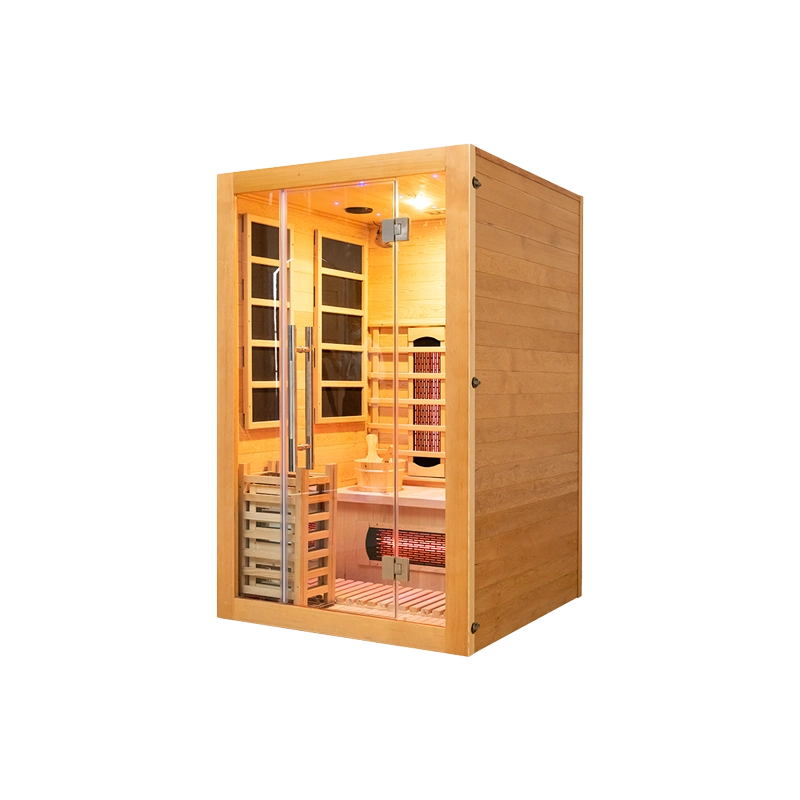 Custom Luxury 2-3 Person Indoor Full Spectrum Infrared Sauna Room 003
