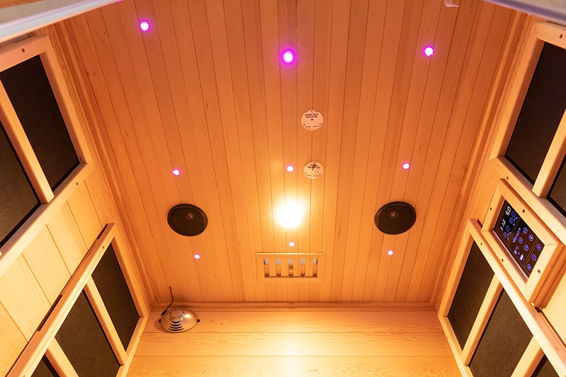 Custom Luxury 2-3 Person Indoor Full Spectrum Infrared Sauna Room 11