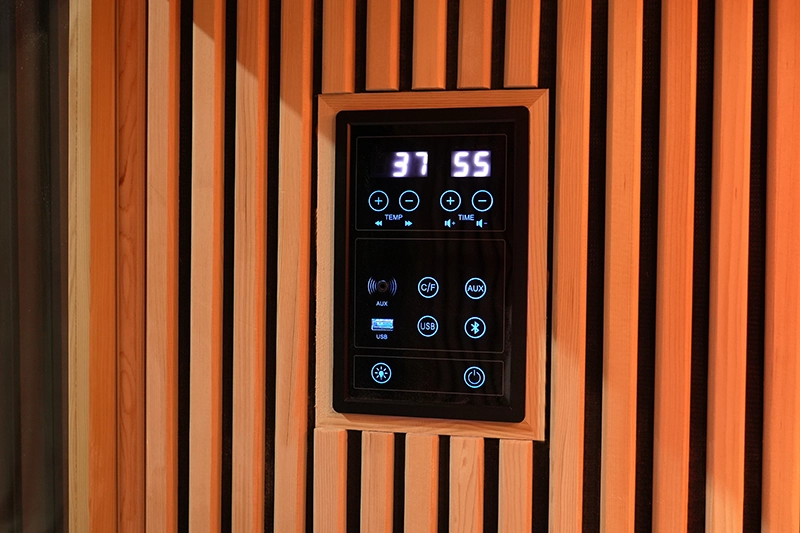 Fabriksleveret Premium Indendørs Hjemme 2 Person Infrarød Sauna Rum 004