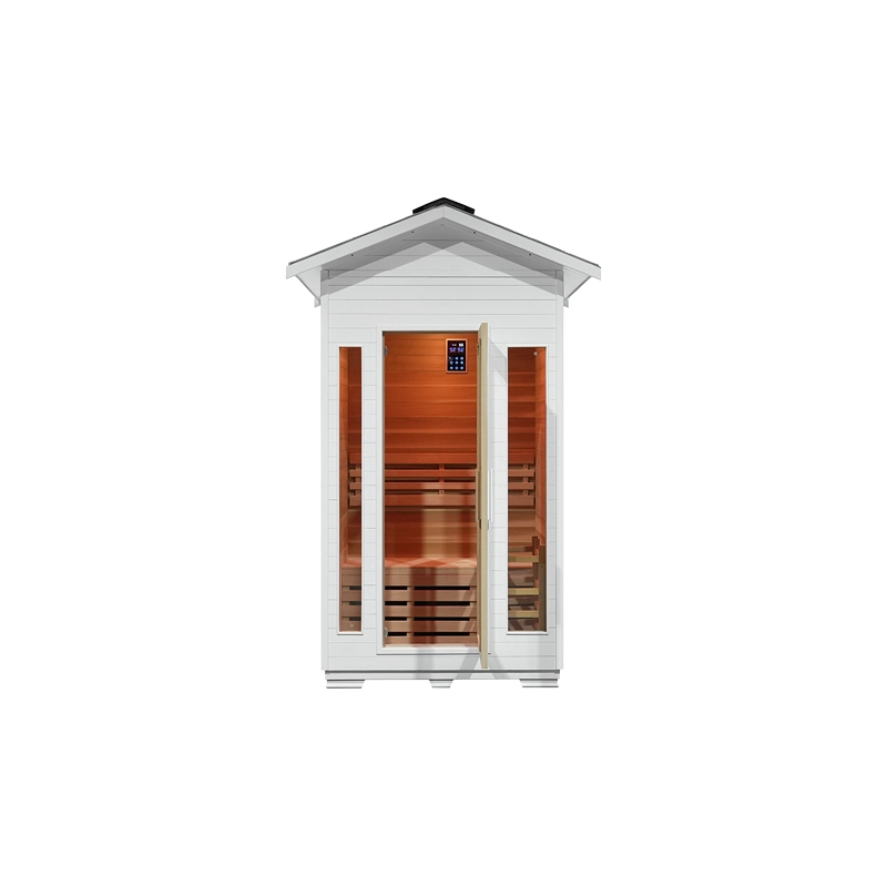 Wholesale Garden Outdoor Wood Steam Sauna Room For Home Use 11