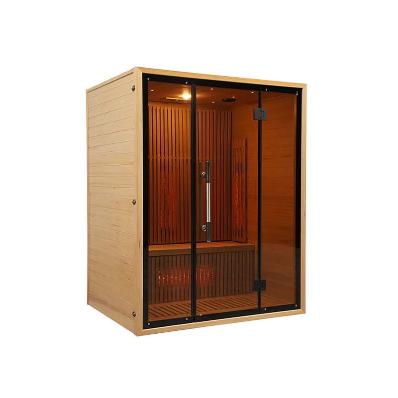 Saună cu infraroșu cu emisie electromotriz redusă, personalizată, pentru 3 și 5 persoane, pentru casa ta 001