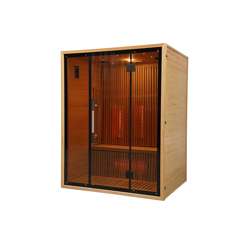Saună cu infraroșu cu emisie electromotriz redusă, personalizată, pentru 3 și 5 persoane, pentru casa ta 003