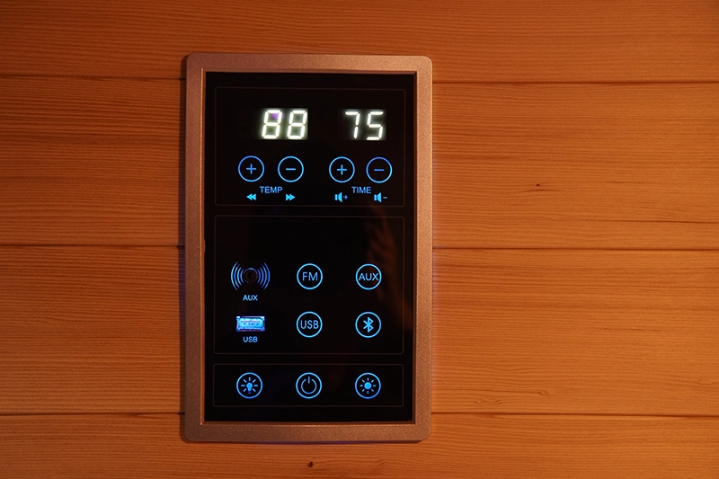 Saună cu infraroșu cu emisie electromotriz redusă, personalizată, pentru 3 și 5 persoane, pentru casa ta 008
