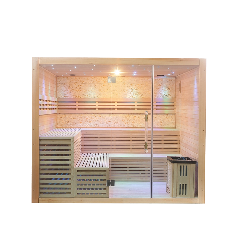 Best Outdoor 6-8 Person Full Spectrum Square Infrared Sauna 013
