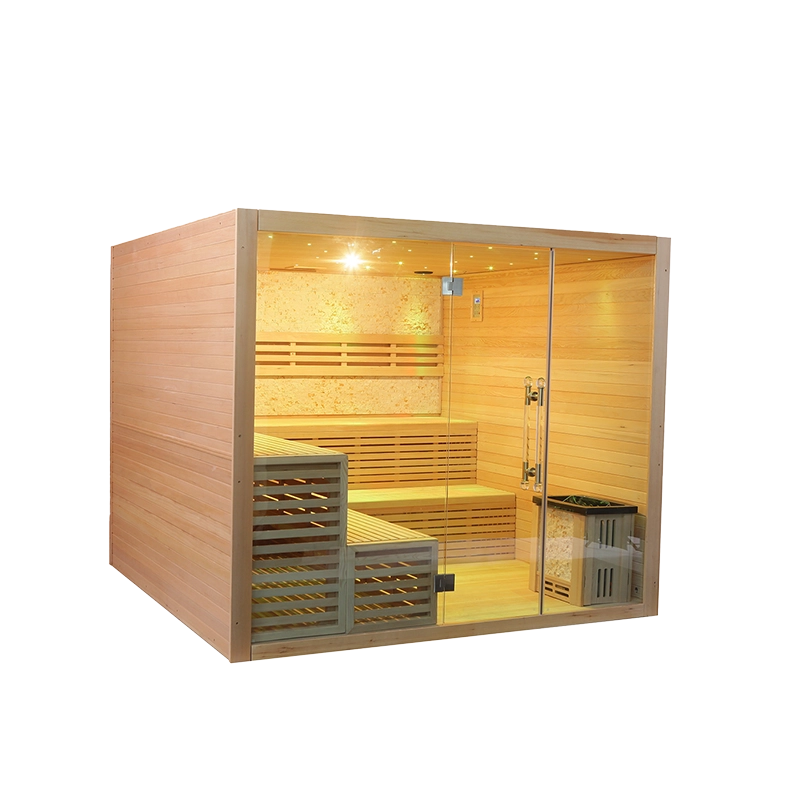 Best Outdoor 6-8 Person Full Spectrum Square Infrared Sauna 015