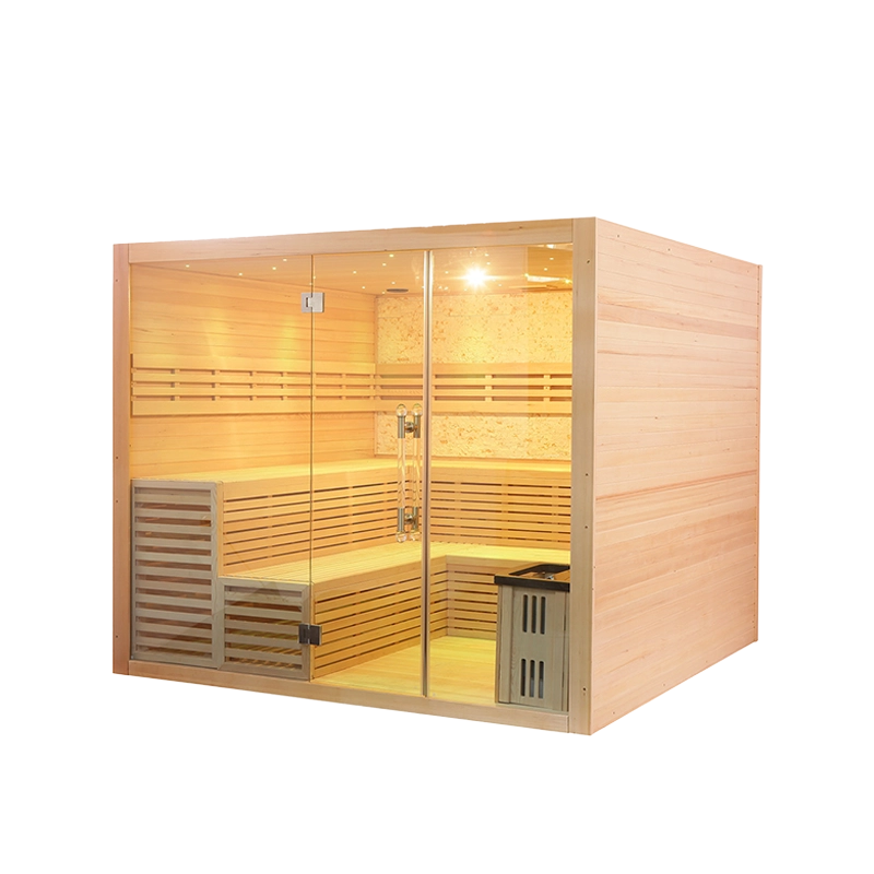 Best Outdoor 6-8 Person Full Spectrum Square Infrared Sauna 016