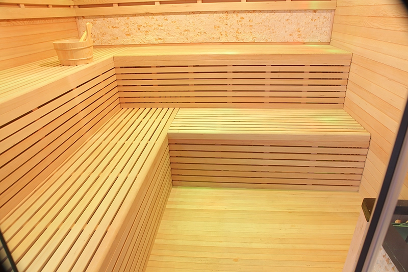 Best Outdoor 6-8 Person Full Spectrum Square Infrared Sauna 11