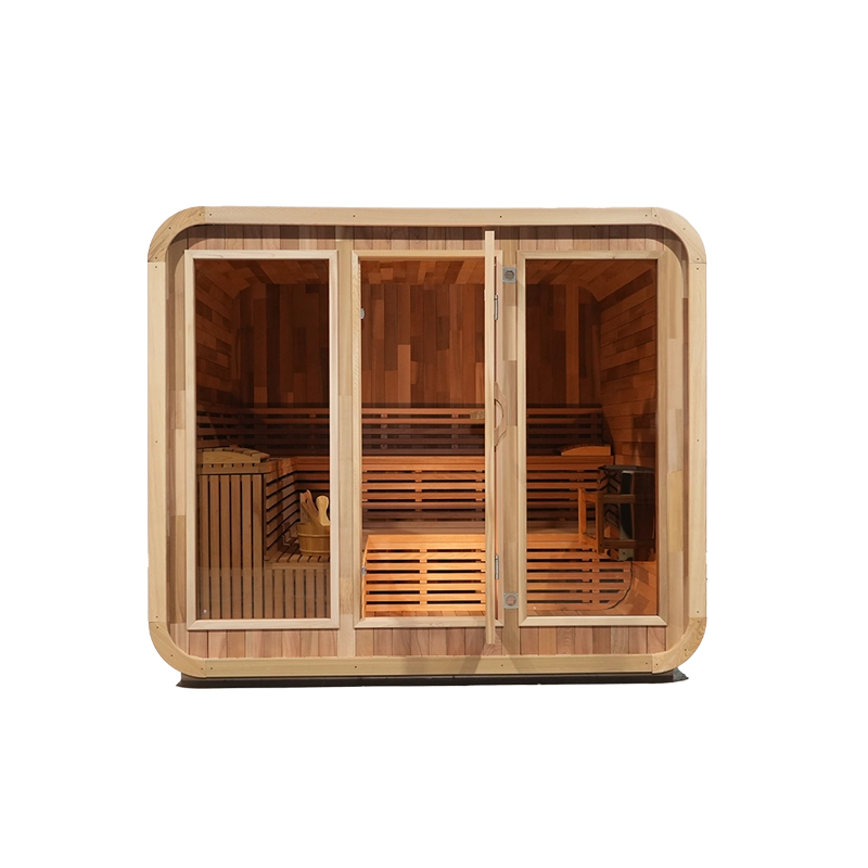 Velkoobchod Nejlepší 4/6 osobná venkovní parní sauna na prodej 004